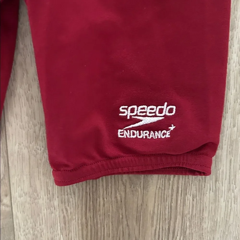 SPEEDO Solid Youth Boys Jammer Red, Size 22,  NWT